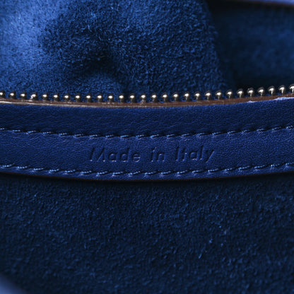 Celine Supple Calfskin Medium Phantom Luggage Indigo 9 of 11