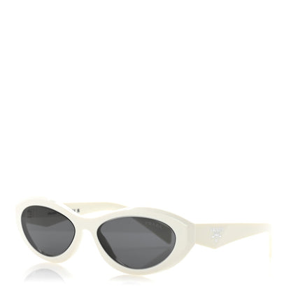 Prada Acetate Oval Sunglasses SPR 26Z White 1 of 8