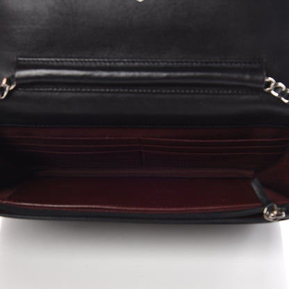 Chanel Lambskin Quilted Wallet On Chain WOC Black 5 of 11