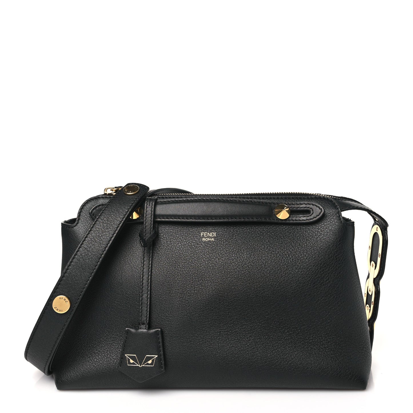 Vitello Dolce Chain Tail Gold Edition Medium By The Way Boston Bag Black