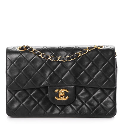Chanel Lambskin Quilted Small Double Flap Black 1 of 7