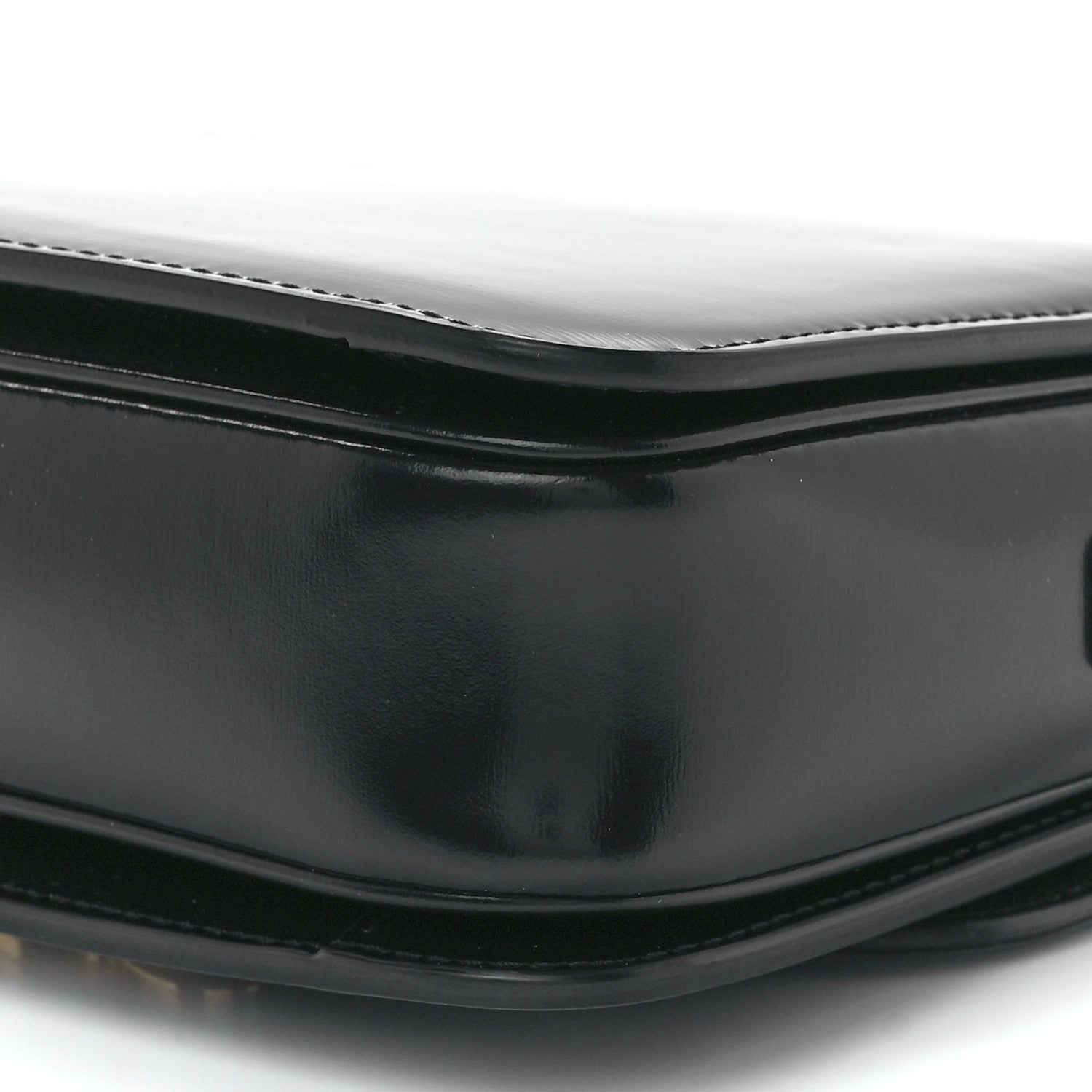 Celine Shiny Calfskin Teen Triomphe Black 11 of 11