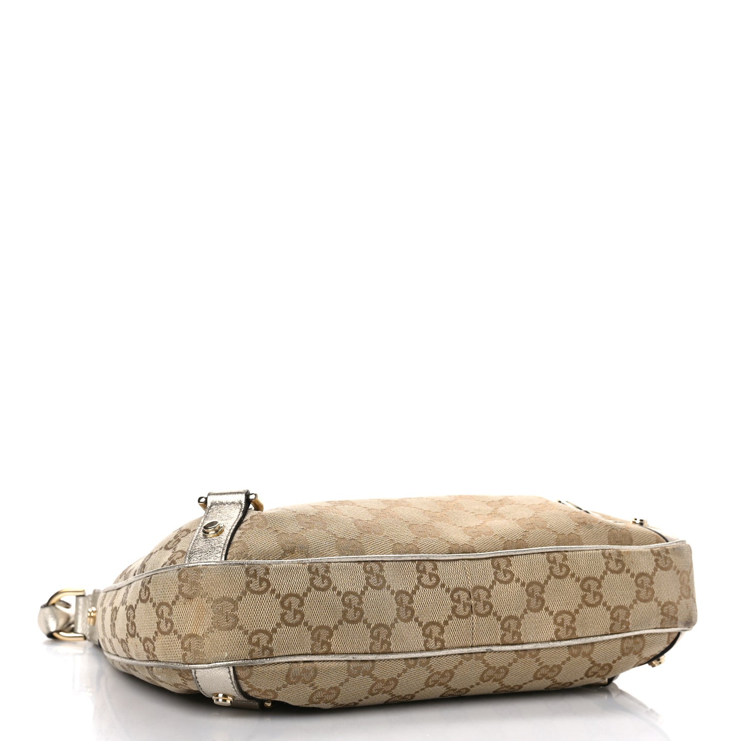 Monogram Medium Abbey D Ring Hobo Gold