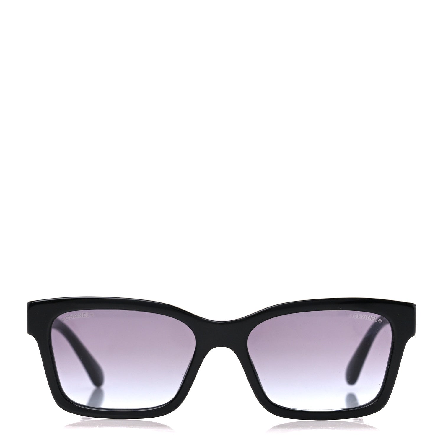 Chanel Acetate Square Sunglasses 5417 Black 3 of 9
