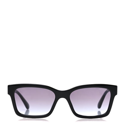 Chanel Acetate Square Sunglasses 5417 Black 3 of 9