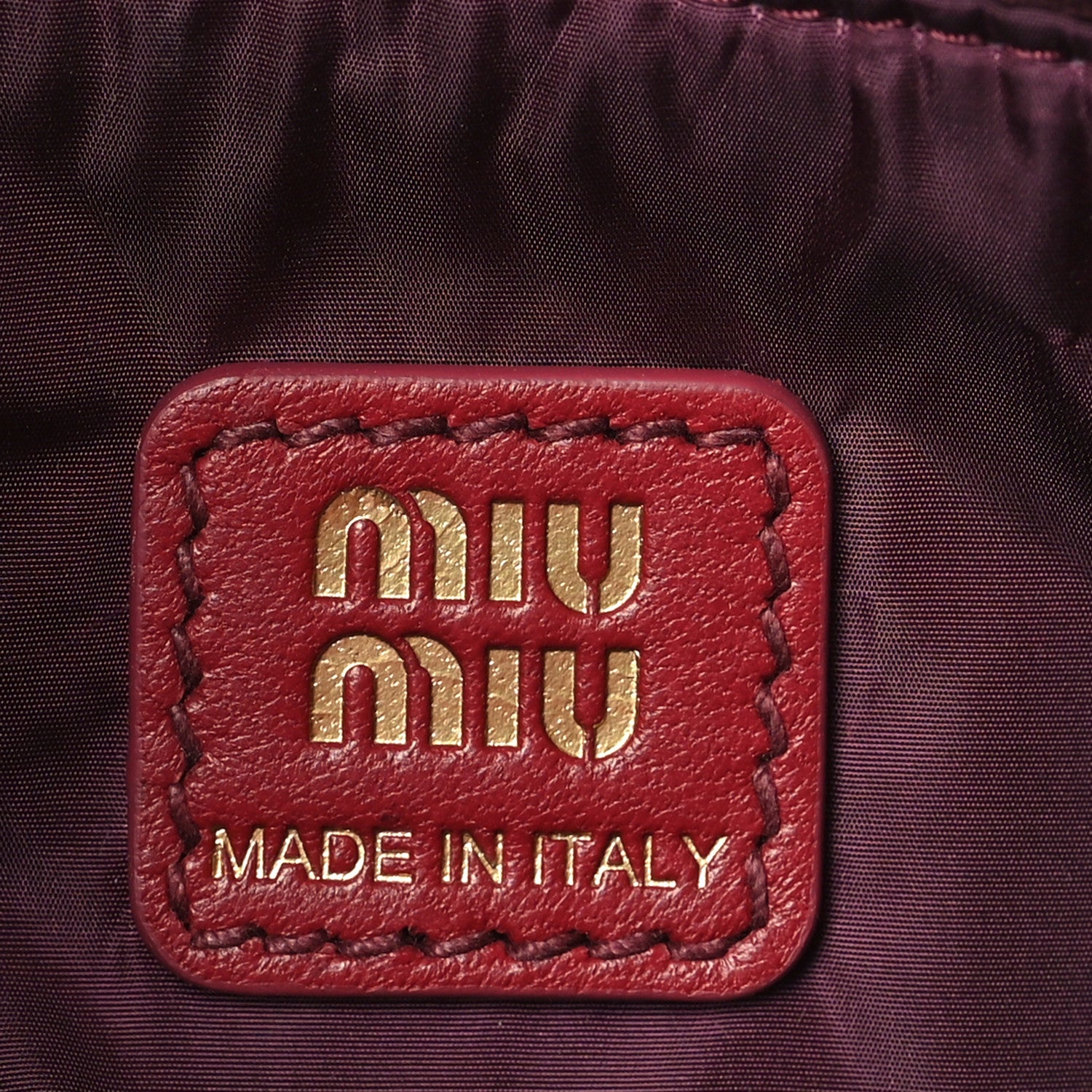 Miu Miu Gabardine Pouch Cerise Baltico 6 of 9