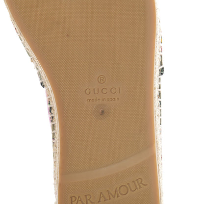 Gucci Canvas Flora Snake Print Mens Espadrilles 9 Militare Multicolor Black 6 of 8