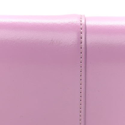 Balenciaga Shiny Box Calfskin Tonal B Hourglass Chain Bag Liliac 12 of 14