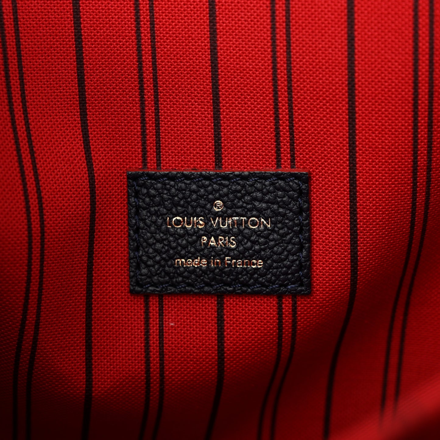 Empreinte Pochette Metis Marine Rouge