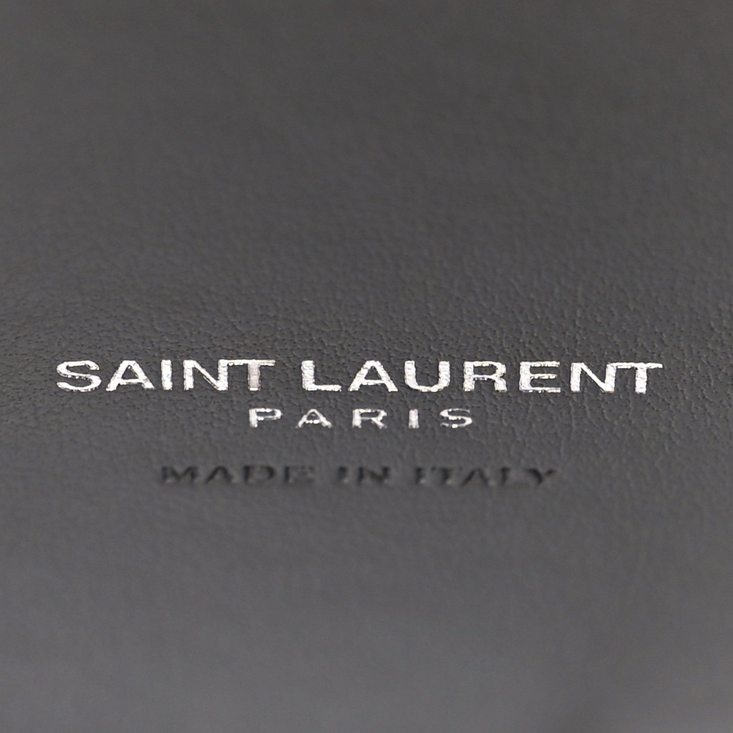 Saint Laurent Grained Calfskin Topstich Baby Sac De Jour Grey 7 of 10