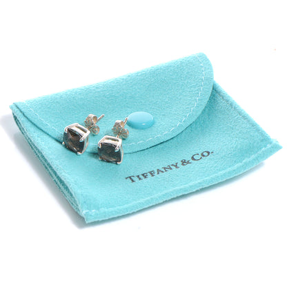 Tiffany Sterling Silver Smoky Quartz Sparklers Earrings 5 of 5