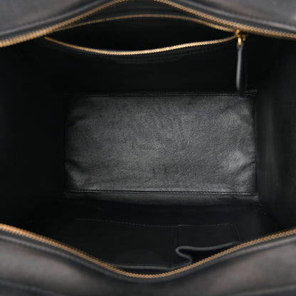Celine Smooth Calfskin Suede Mini Tri-Color Luggage White 5 of 12