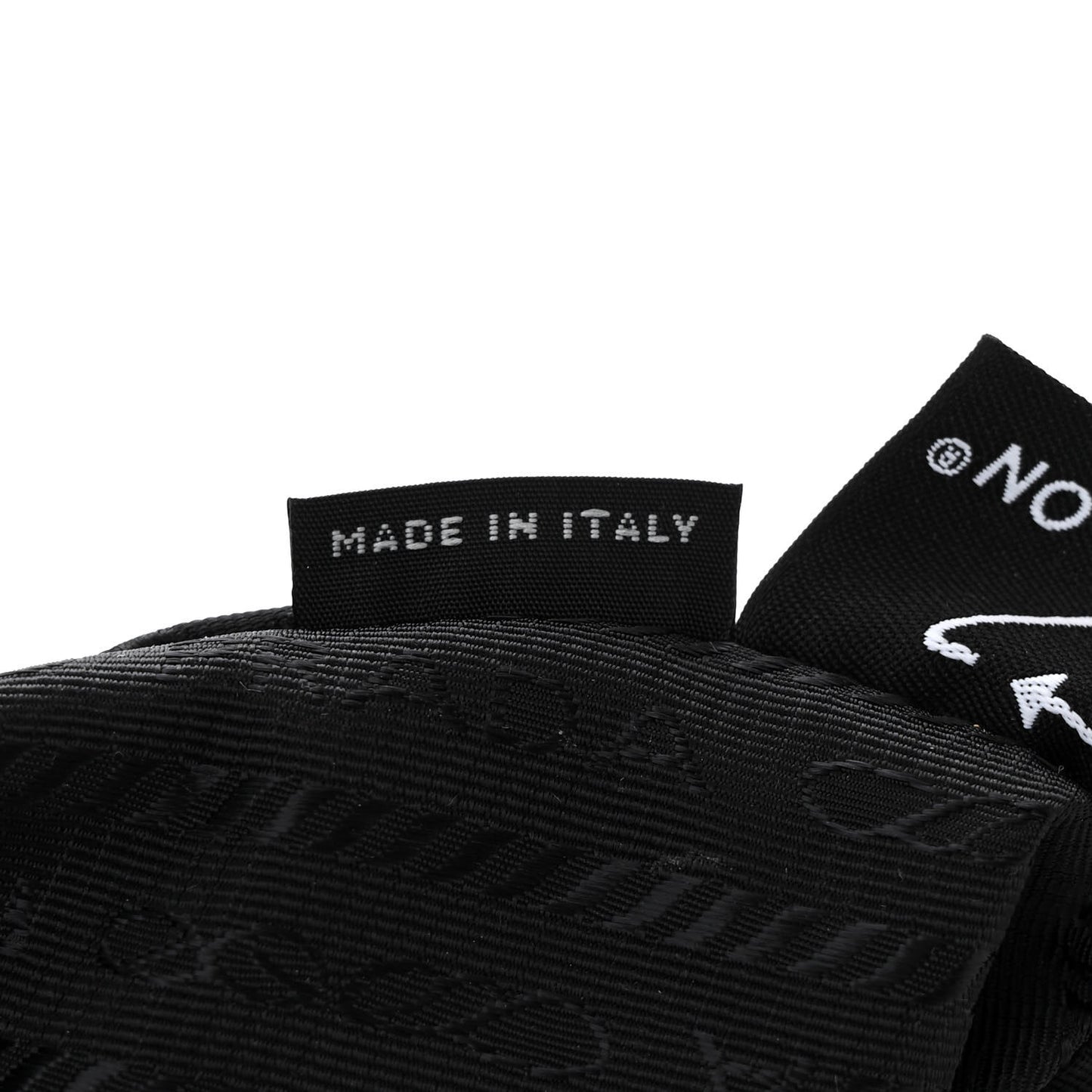 Tessuto Nylon Saffiano Mini Re-Edition 2005 Bag Black