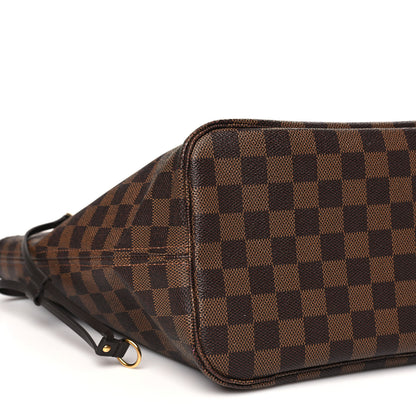 Louis Vuitton Damier Ebene Neo Neverfull MM Rose Ballerine 8 of 11