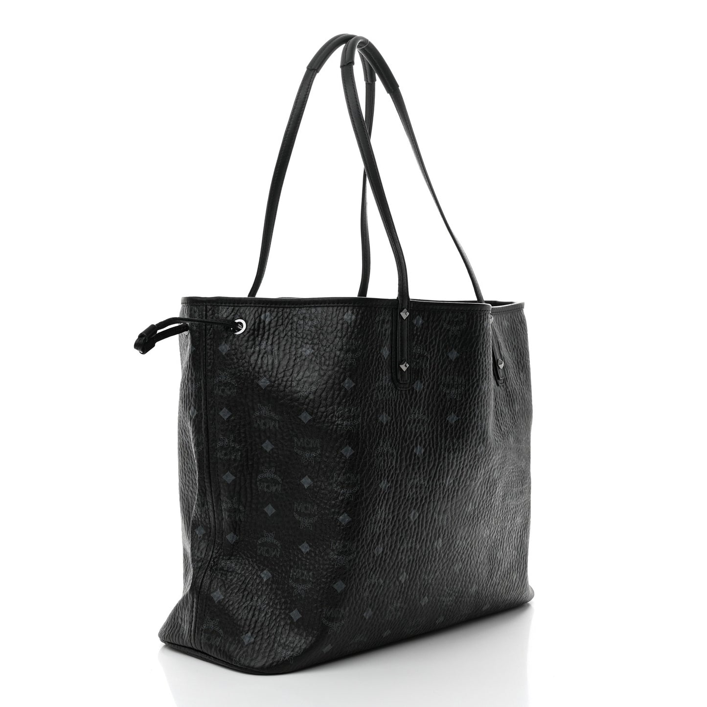 Visetos Large Reversible Shopper Tote Black