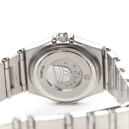 Omega Stainless Steel 22mm Constellation Quartz Watch Blue 1562.40 4 of 5