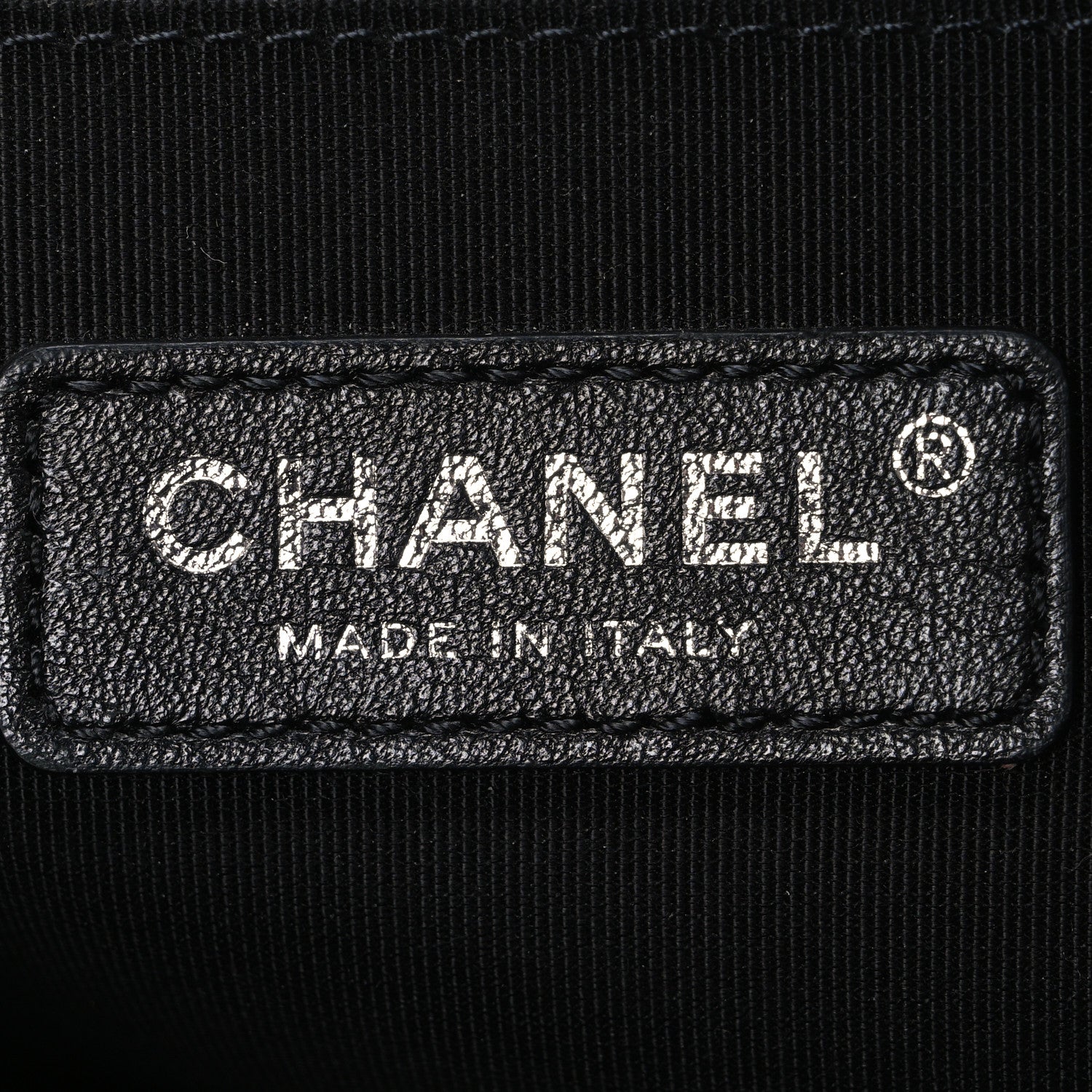Chanel Calfskin Chain 20s Signature Bowling Bag Black 6 of 10