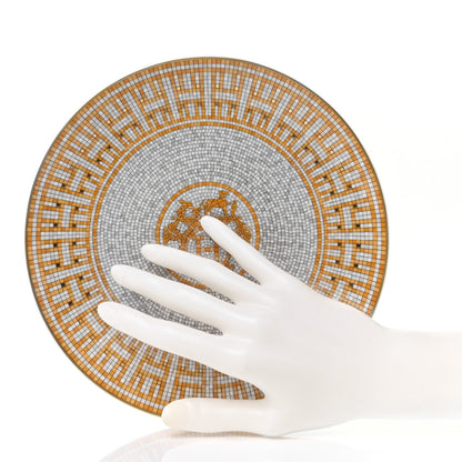 Hermes Porcelain Mosaique au 24 Dessert Plate Set of 2 2 of 4