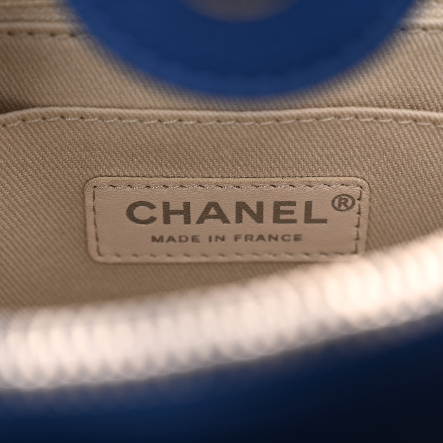 Chanel Grained Calfskin Small Neo Executive Shopper Tote Blue 6 of 9