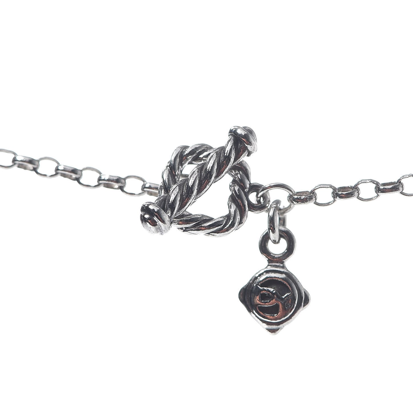 Sterling Silver Smoky Quartz Station Chain Necklace