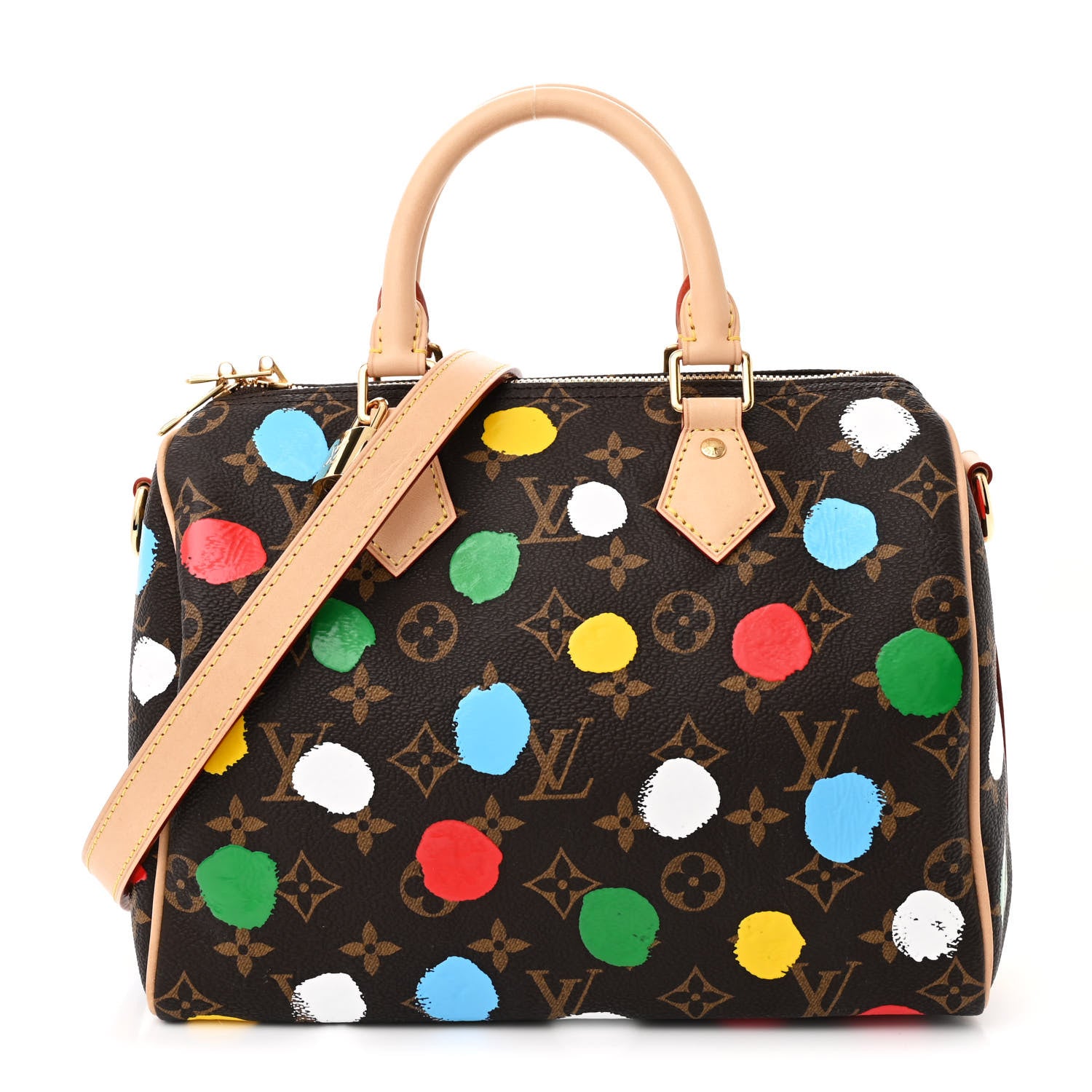 Louis Vuitton LV X YK Monogram Speedy Bandouliere 25 Multicolor 1 of 10