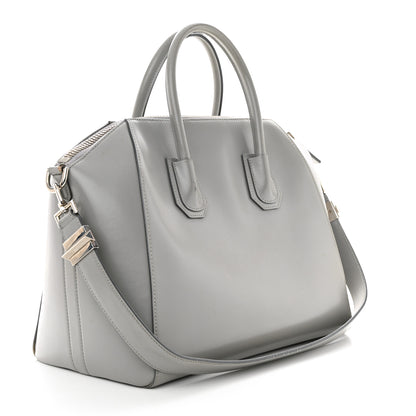 Givenchy Shiny Lord Calfskin Medium Antigona Pearl Grey 3 of 16