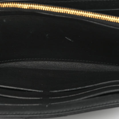 Louis Vuitton Calfskin New Wave Long Wallet Black 5 of 12