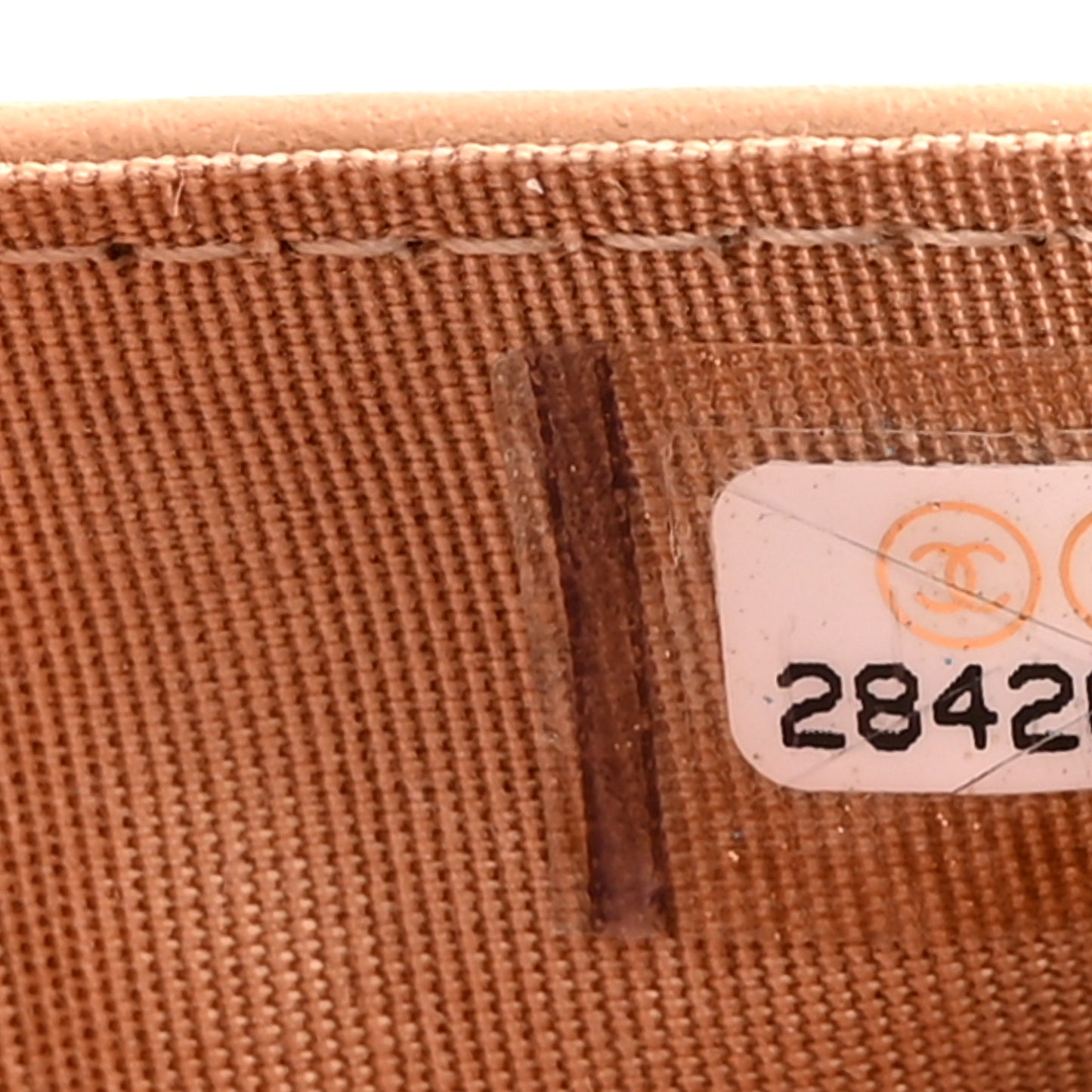 Caviar Quilted Small Boy Flap Wallet Beige
