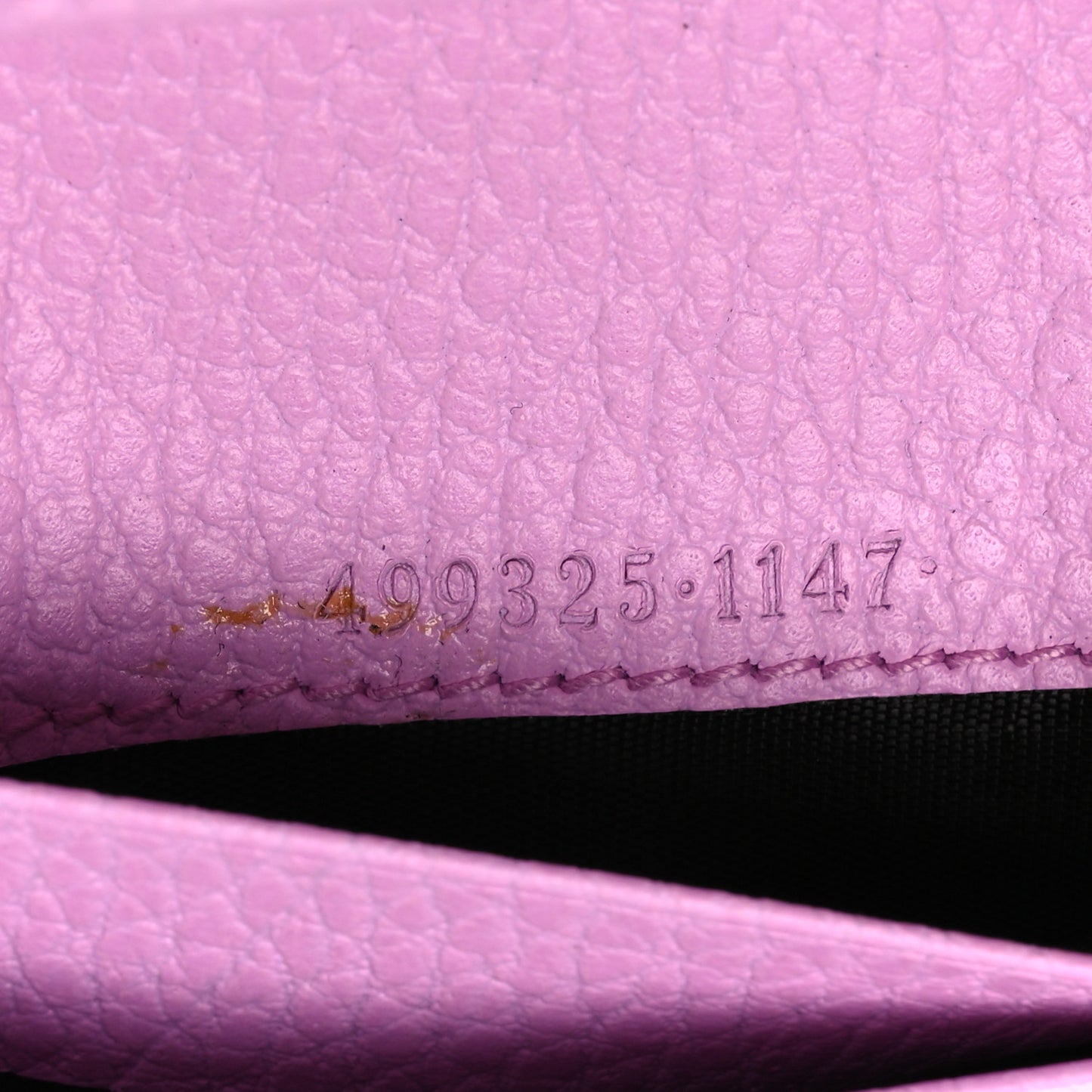 Dollar Calfskin Bosco Card Case Wallet Malva