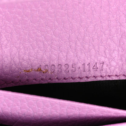 Gucci Dollar Calfskin Bosco Card Case Wallet Malva 8 of 11