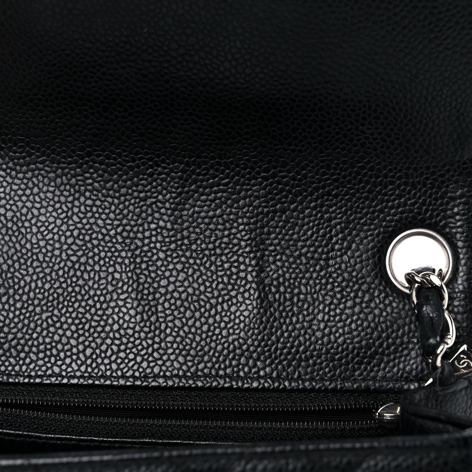 Chanel Caviar Quilted Mini Square Flap Black 13 of 14