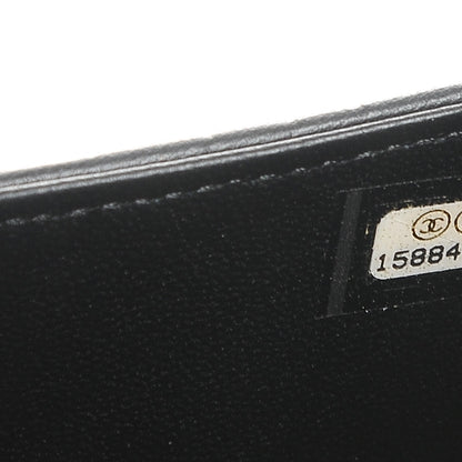 Chanel Lambskin Camellia Embossed iPad Case Black 8 of 9