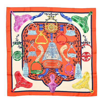 Hermes Silk Etriers Scarf 90 1 of 5