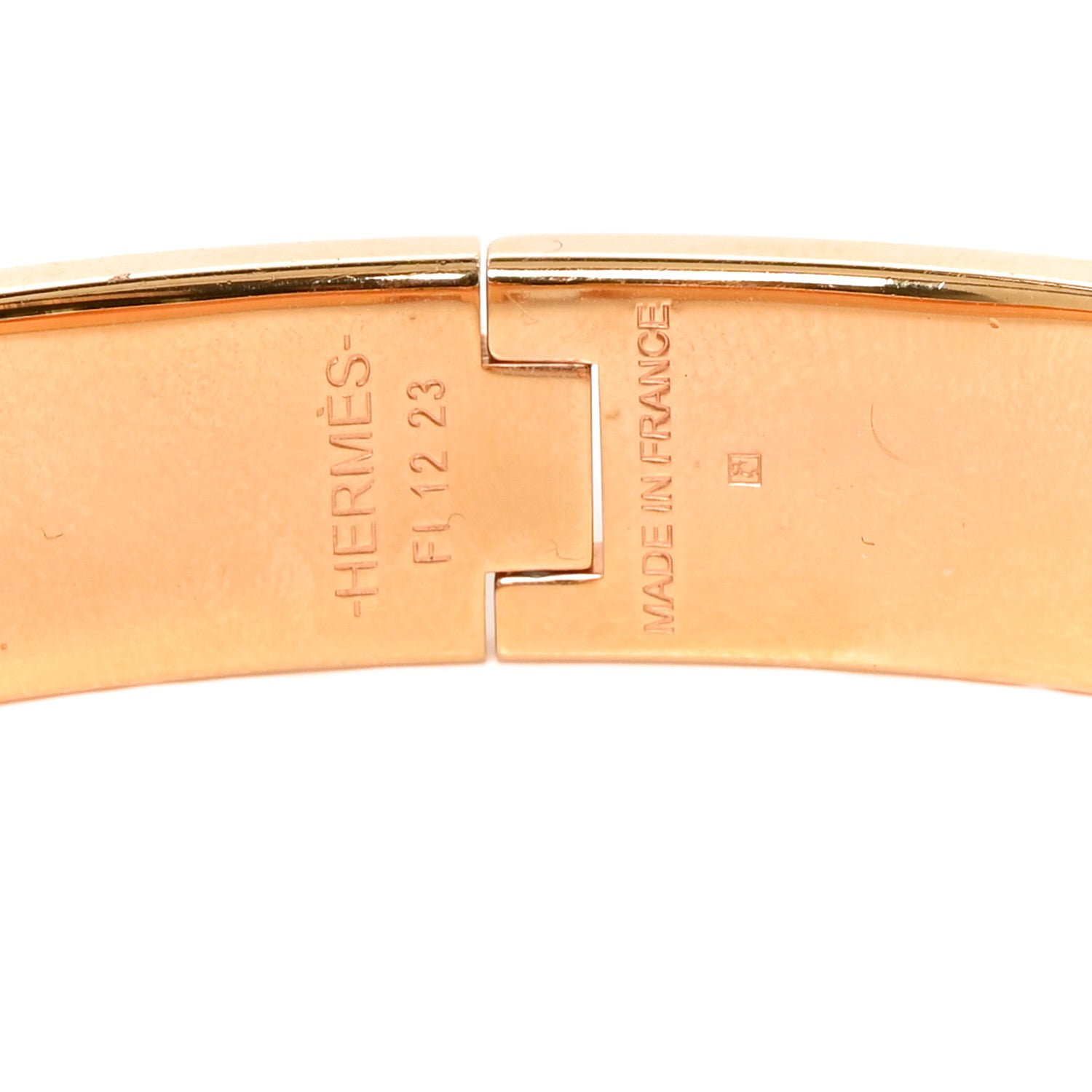 Hermes Enamel Narrow Print Brides de Gala Love Clic Clac H Bracelet PM Confettis 4 of 5