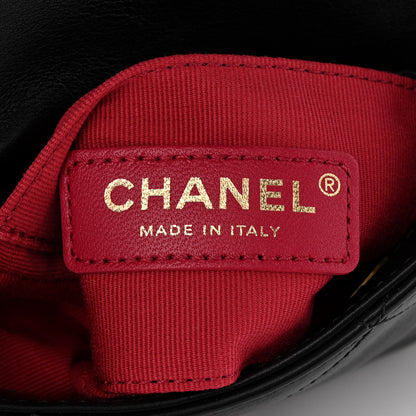 Chanel Calfskin Quilted Mini Framing Chain Bag Black 6 of 11