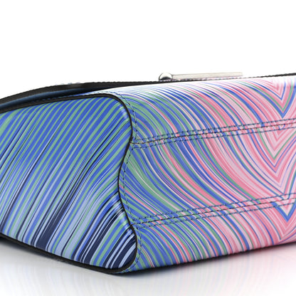 Louis Vuitton Epi Tropical Twist Shoulder Bag MM Blue Rose 9 of 13