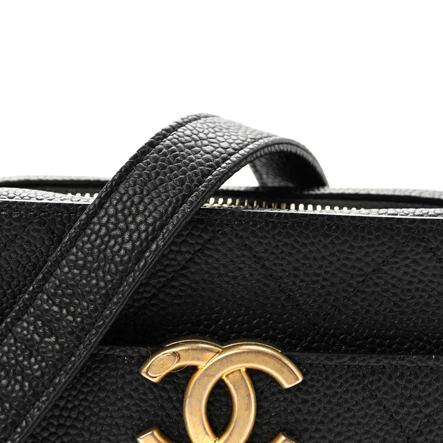Chanel Caviar Quilted Waist Bag Black 8 of 10