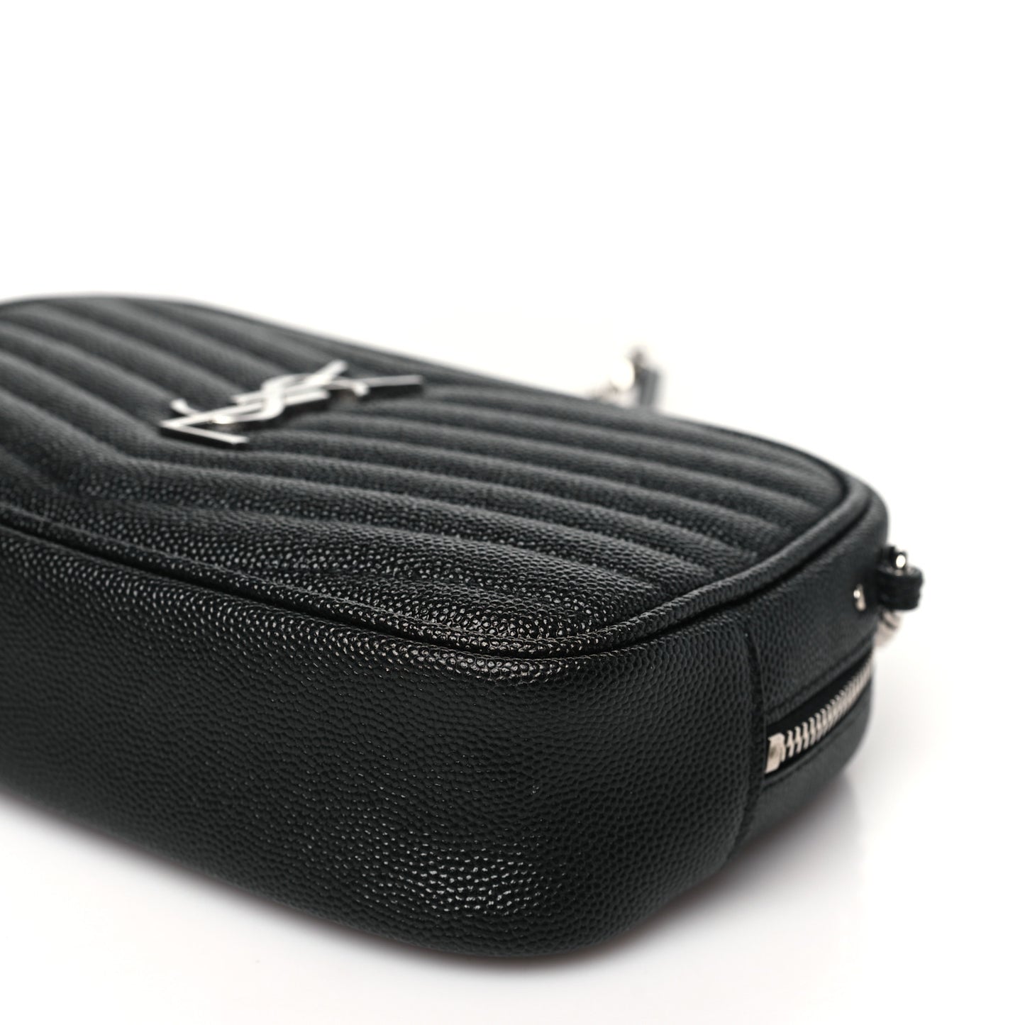 Grain De Poudre Matelasse Monogram Mini Lou Camera Bag Black