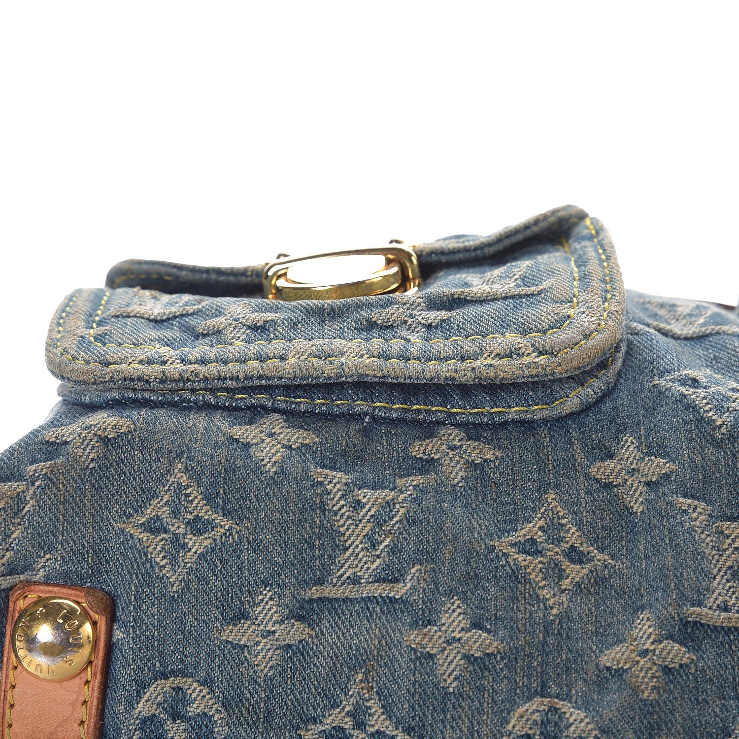 Louis Vuitton Monogram Denim Baggy PM Blue 20 of 22