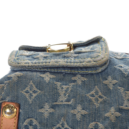 Louis Vuitton Monogram Denim Baggy PM Blue 20 of 22
