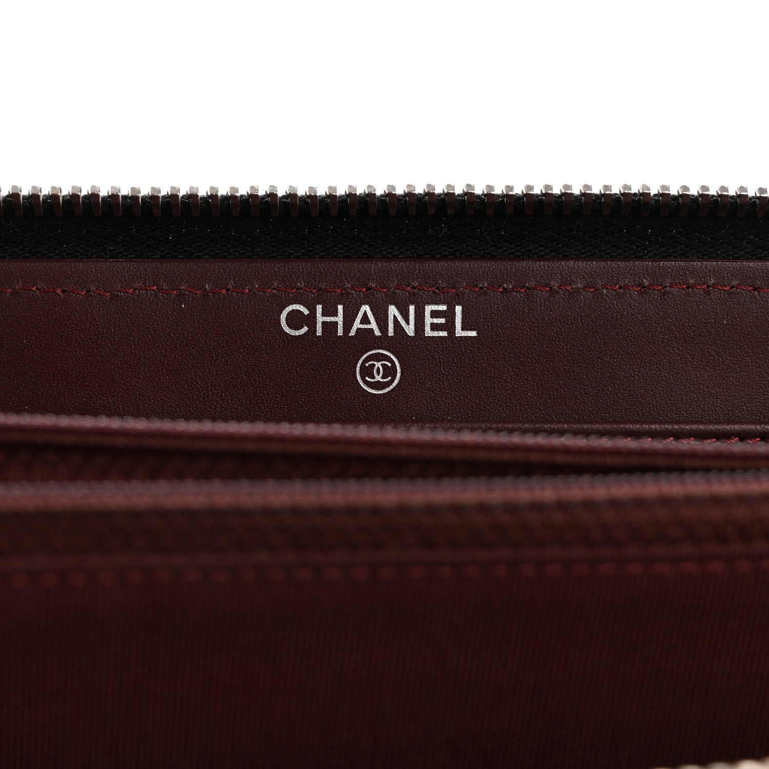 Chanel Caviar Quilted Large Gusset Zip Around Wallet Black 6 of 12