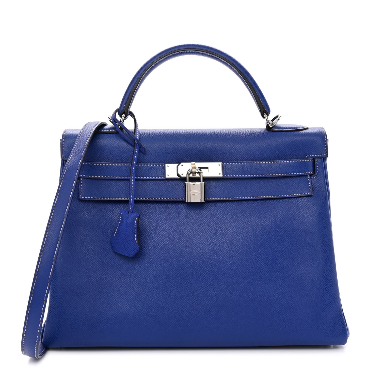 Epsom Candy Kelly Retourne 32 Bleu Electrique Mykonos