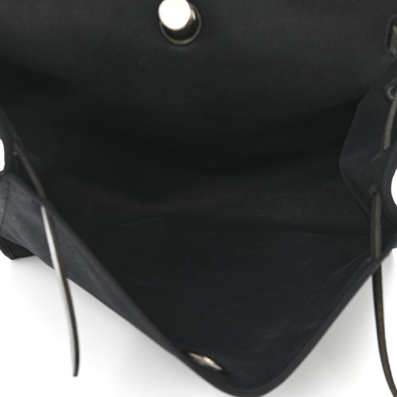 Hermes Toile Vache Calfskin Herbag 39 MM Black 5 of 17