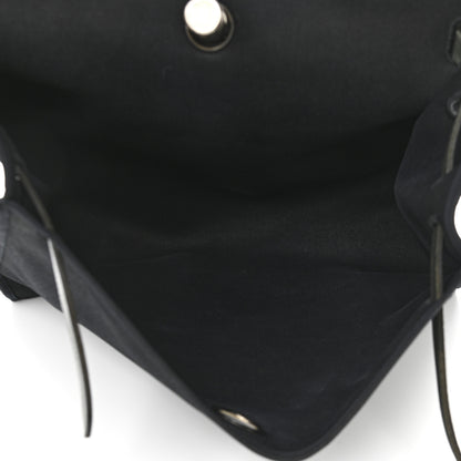 Hermes Toile Vache Calfskin Herbag 39 MM Black 5 of 17