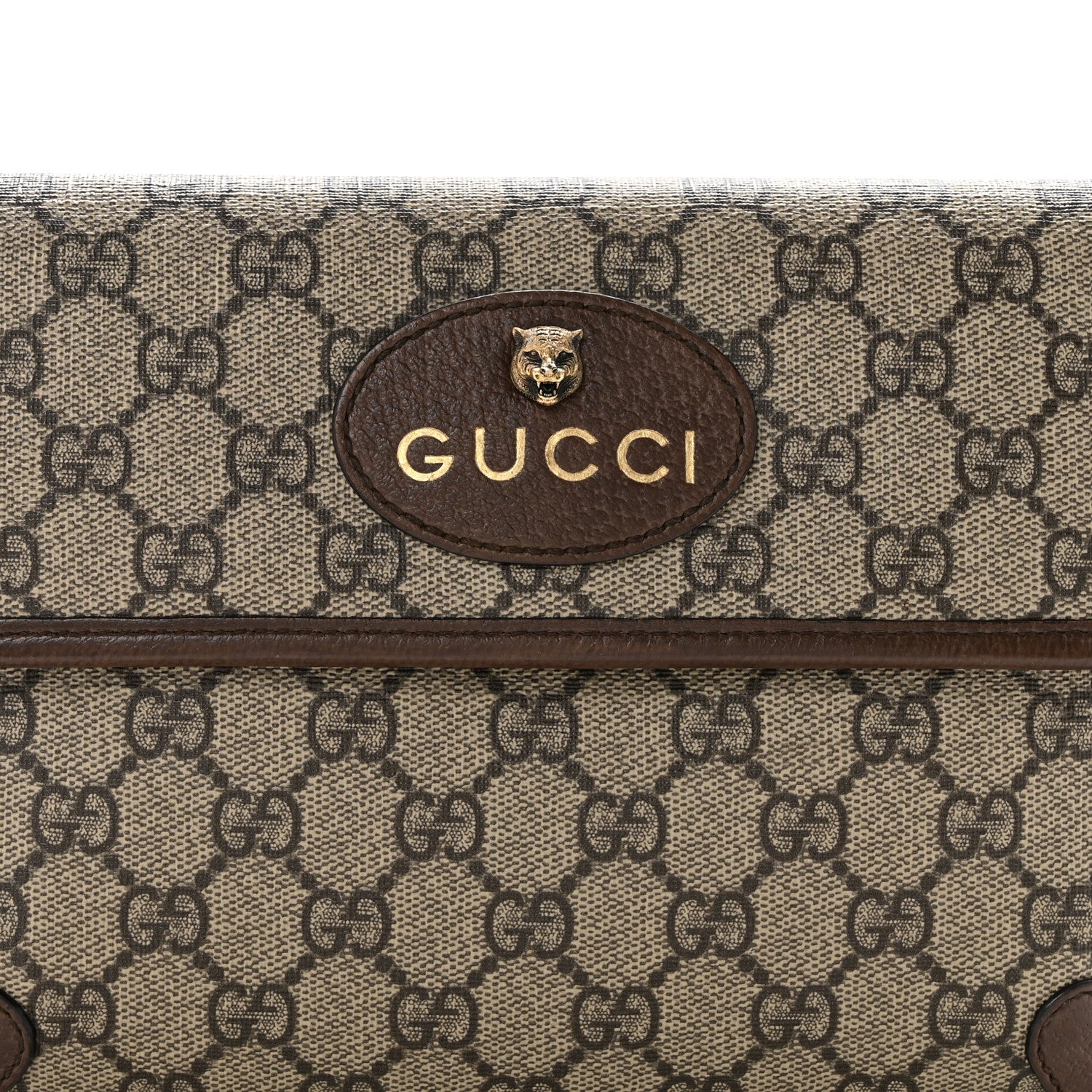 Gucci GG Supreme Monogram Neo Vintage Web Belt Bag Brown 8 of 11