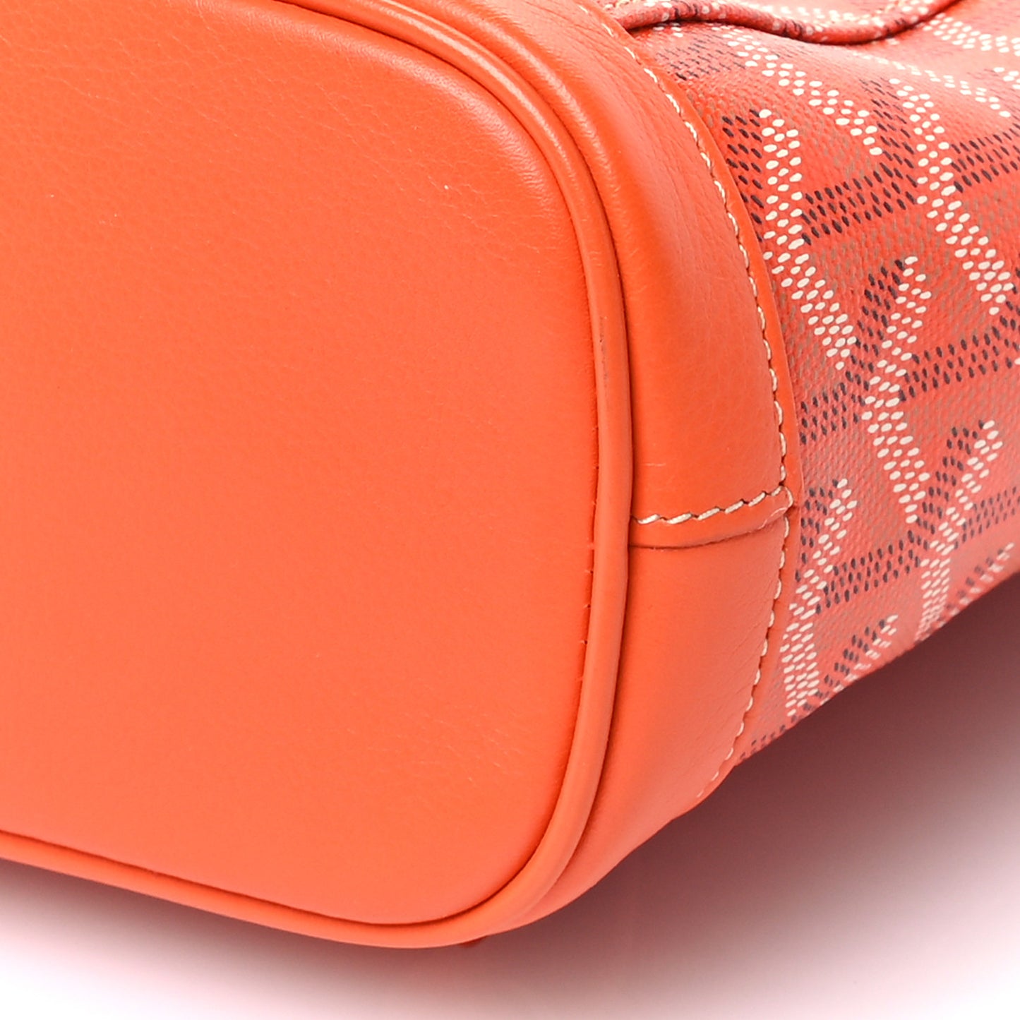 Goyardine Calfskin Mini Alpin Backpack Orange