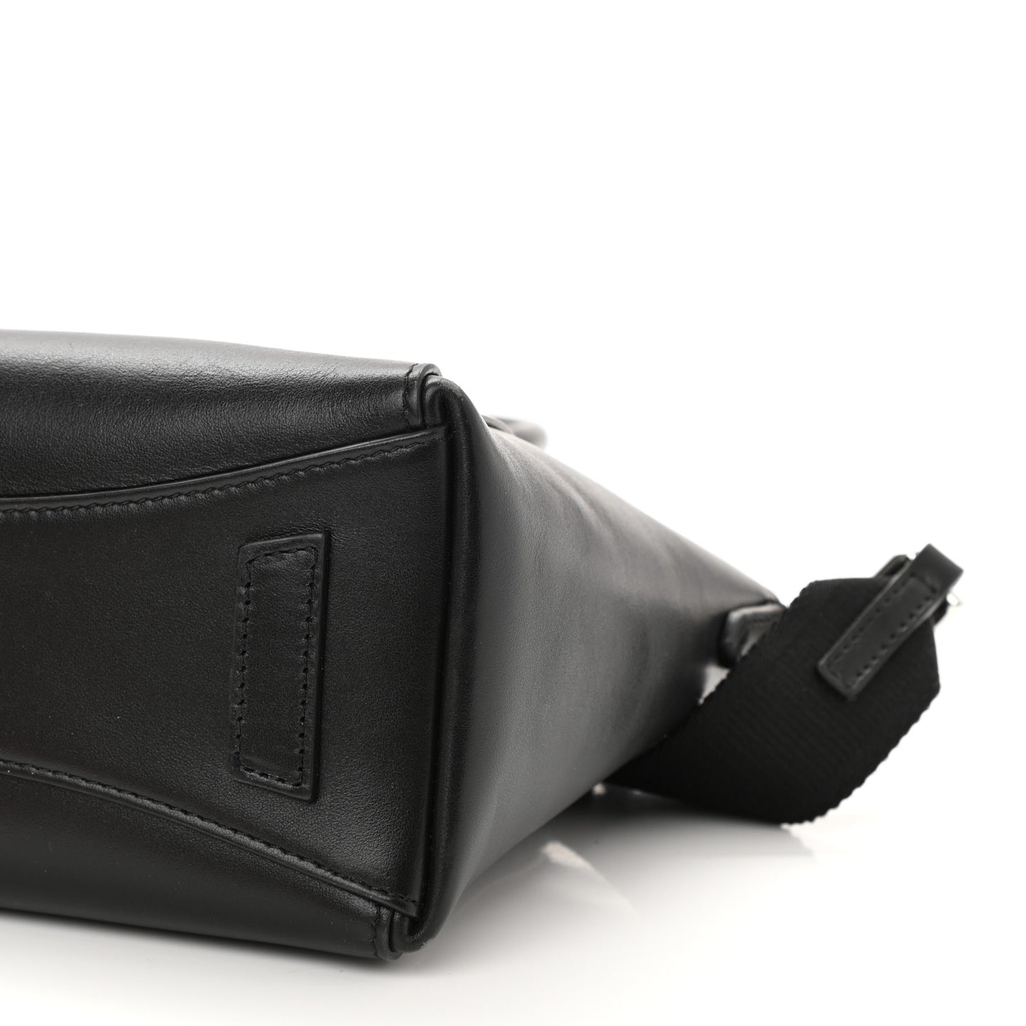 Box Calfskin Mini Sport Antigona Top Handle Bag Black