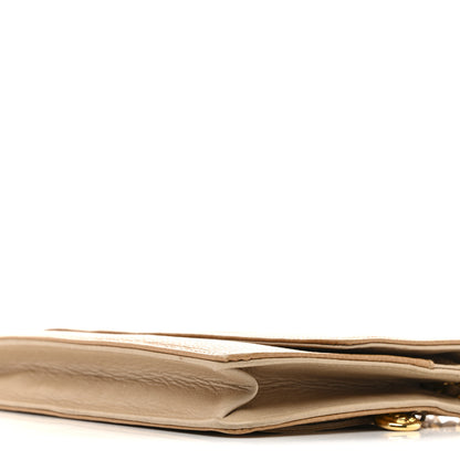 Chanel Caviar Timeless CC Wallet on Chain WOC Beige 11 of 17