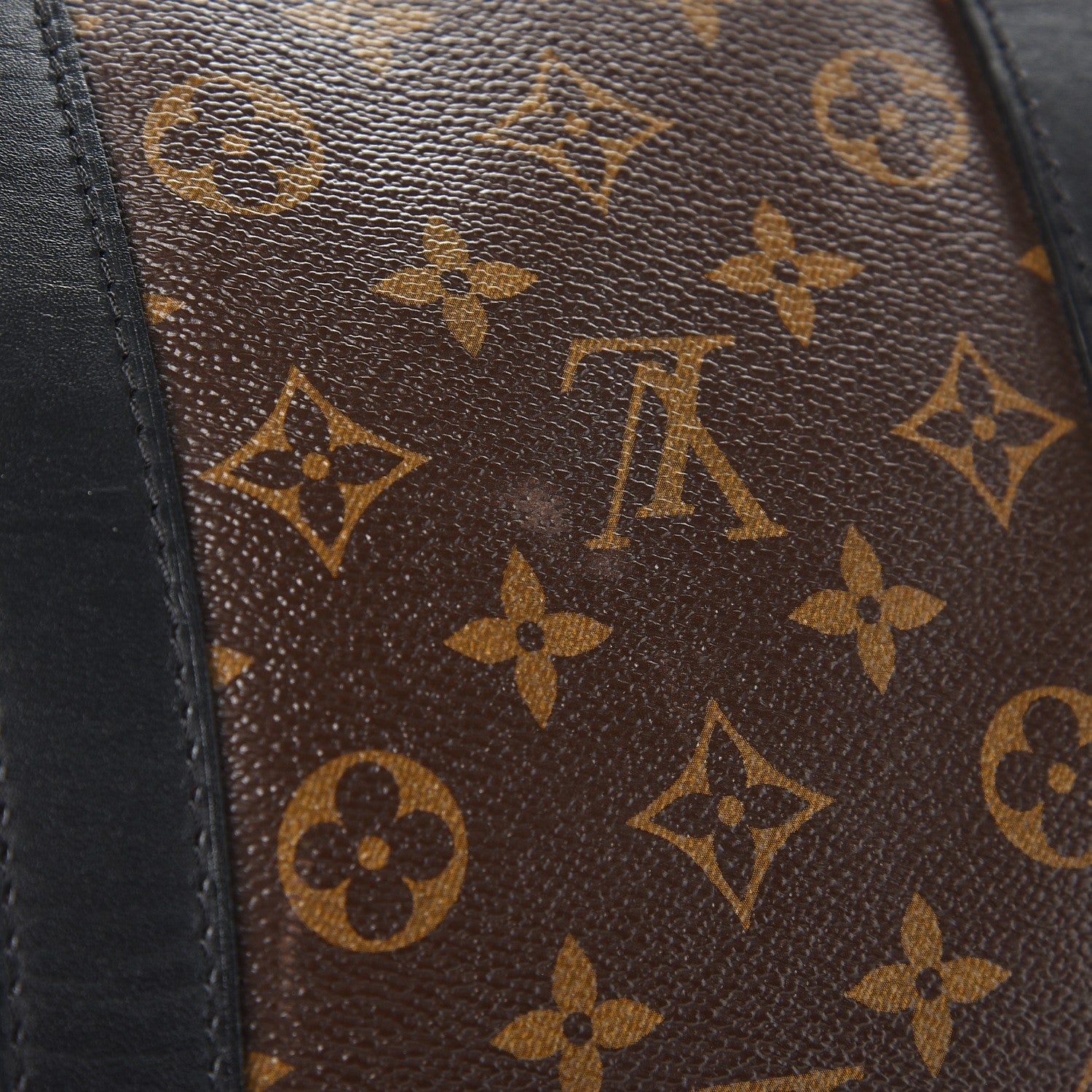 Louis Vuitton Monogram Macassar Keepall Bandouliere 55 8 of 10