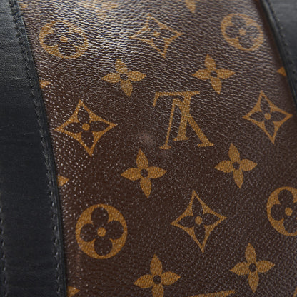 Louis Vuitton Monogram Macassar Keepall Bandouliere 55 8 of 10